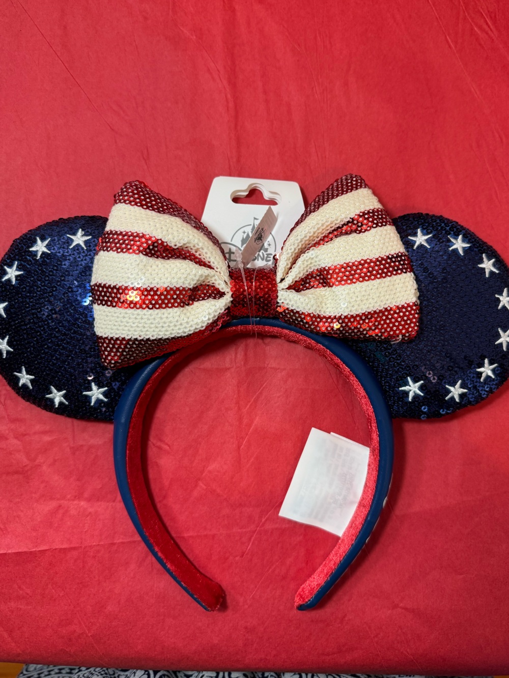 🇺🇸 Disney Patriotic Sequin Minnie Ears Headband - 250 YEARS! 🇺🇸 - Picture 11 of 12